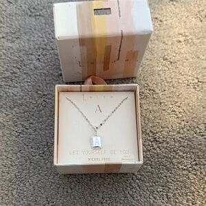 NORDSTROM Initial Necklace - Leith - Letter A